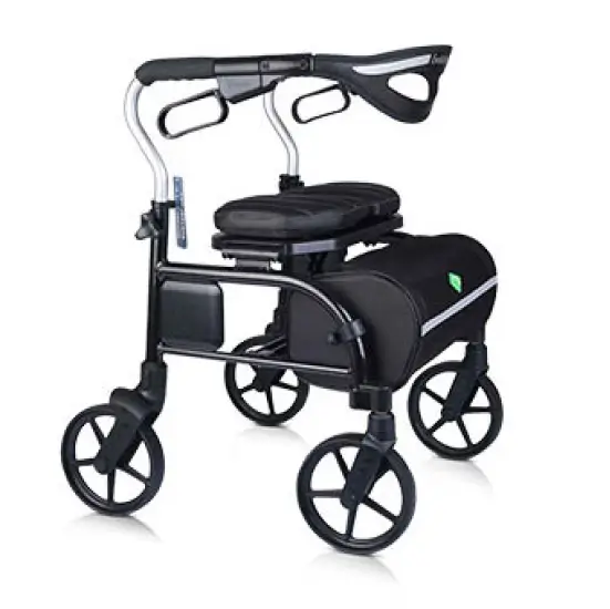 Rollator walking aid